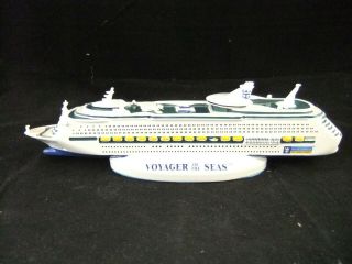 Royal Caribbean Voyager Of The Seas Model Cruise Ship Souvenir Advertising