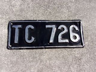 Turks & Caicos Islands License Plate Tc 726