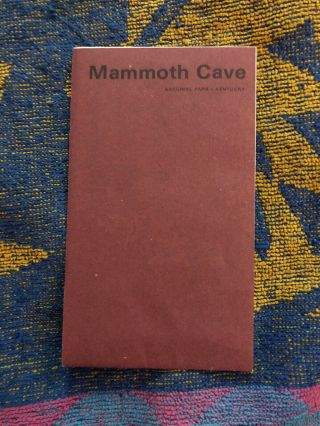 Mammoth Cave National Park Kentucky Brochure Map Travel