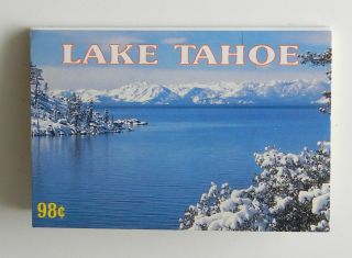 Vintage Lake Tahoe California & Nevada Set Of 10 Souvenir Photos On Card Stock