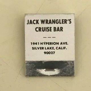 Vintage Book Of Matches Jack Wrangler’s Cruise Bar Gay Bar Los Angeles