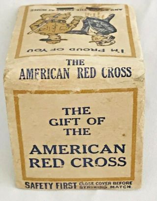 Antique The Gift of the American Red Cross Matchbook 1900 ' s 4
