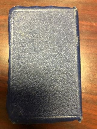 WWII TESTAMENT & PSALMS World War 2 Soldier’s Prayer Book Bible Vintage 2