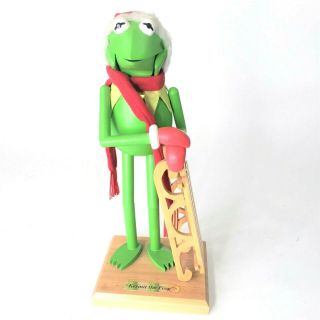 Jim Henson Muppets Kermit The Frog Nutcracker 12.  5” Kurt S.  Adler Nib