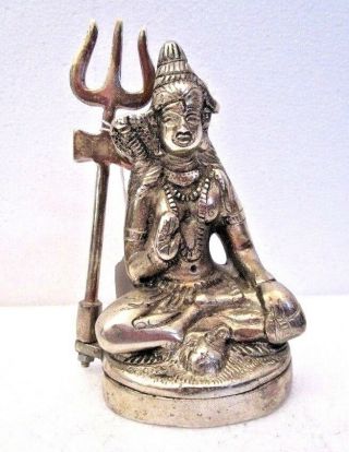 Large - Hindu God Shiva / Mahadev / Shankar Statue Figurine - Rare (22)