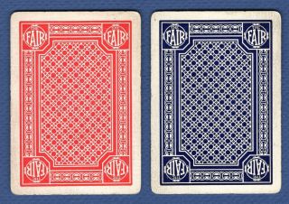 Single Swap Playing Cards The Fair Department Store Ads Antique Wide Vintage Old