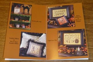Blackbird Designs TRIX OR TREAT counted cross stitch booklet OOP HTF 2