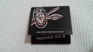 Vintage Tiki Matchbook Trader Vic 