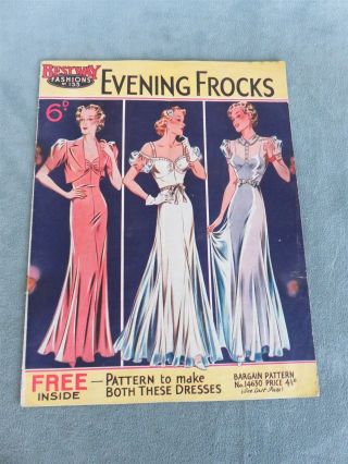 1938 Best Way Fashions 155 Dress Patterns
