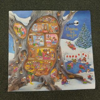 Christmas Is A Time For.  Hidden Flap Advent Poster Calendar - Mice In Tree Large