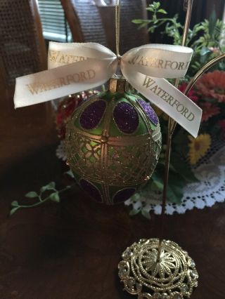 Waterford Holiday Heirlooms - Egg - Blown Glass Ornament
