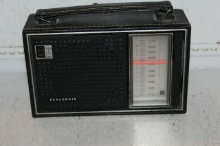 Vintage Panasonic Portable Transistor Radio Model R - 1449 Matsushita Rare