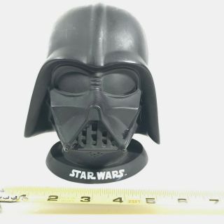 Darth Vader Coin Bank Star Wars Mask Collectible Plastic Piggy Bank Black 8 " Tall