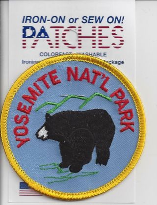 Yosemite National Park Souvenir Bear Patch