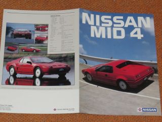 1986 Nissan Mid 4 V6 4x4 Brochure - - Prospekt