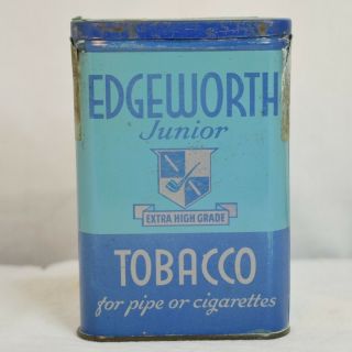 Vintage Edgeworth Junior Vertical Pocket Tobacco Tin