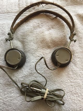 Vintage Western Electric Radio Headphones Model 509w 1918 Patent