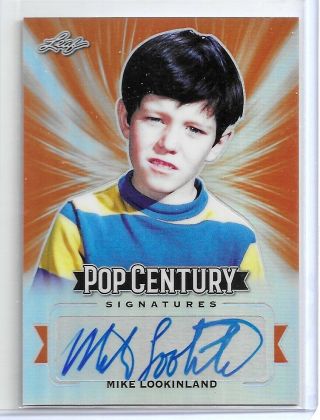 2019 19 Leaf Metal Pop Century Mike Lookinland Autograph Auto Card /3 1/3 Brady