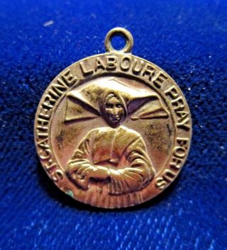 Vintage St Catherine Laboure Medal Apparition Of The Miraculous Medal