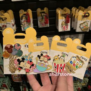 Disney Pin 2019 Cute Series Mickey Minnie Goofy Pluto Duck Shanghai Disneyland
