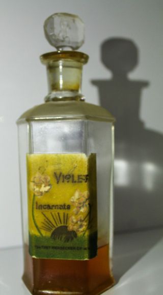 Vtg Rare Colgate & Co Perfume Ny Glass Perfume Bottle 8 Oz By Theo Ricksecker