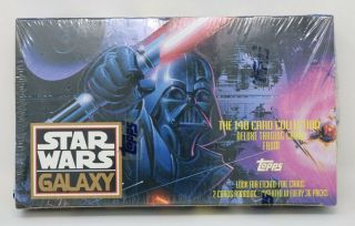1993 Topps Star Wars Galaxy Series 1 Trading Cards Factory Box