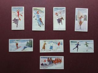 Winter Sports Issued 1912 By L & Butler Set 25