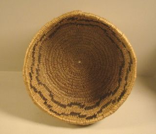 Antique Native American Indian 11 " Woven Basket