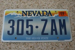 Nevada The Silver State License Plate