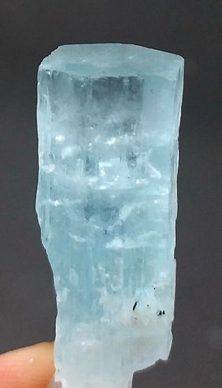 38 Carat Top Quality Well Terminated Aquamarine Crystal @afg