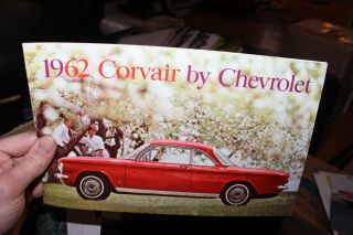 1962 Chevrolet Corvair Chevy Gm Advertising Sales Brochure Guide Vintage