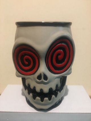 The Vortex Atlanta Hypnotize Tiki Mug Laughing Skull Munktiki