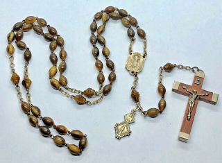 † Nun Antique French Horn Beads Rosary †