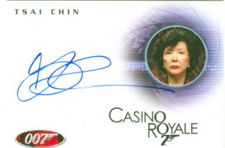 James Bond In Motion Autograph A105 Tsai Chin