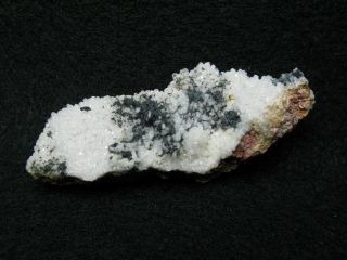 Copper On Calcite Crystals Bisbee Warren District Cochise County Arizona