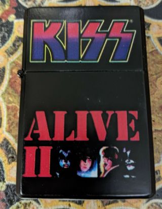 Kiss Alive Ii Album Cover Artwork Paul Gene Ace Peter Lighter 2.  5 " X 1.  5 "