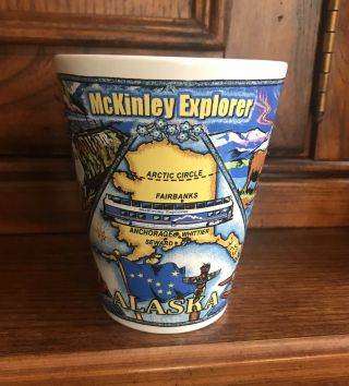 Alaska Mckinley Explorer Luxury Train Coffee Mug Cup Arctic Circle Enterprises
