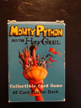 Vtg Monty Python and the Holy Grail Collectible Card Game 1996 Starter Deck EB3 3