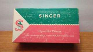 Singer Sewing Attachments Special Discs For 600 603 Machines Part 21976 Vintage