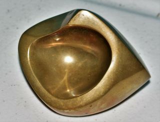 Vintage Abstract Sculptural Bronze Pipe Rest