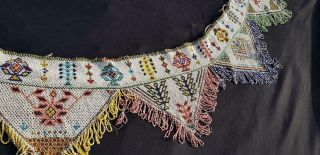 180 " X 10 " Old Fine Bead Handmade Embroidery Tribal Ethnic Wall Decor Craft Trim