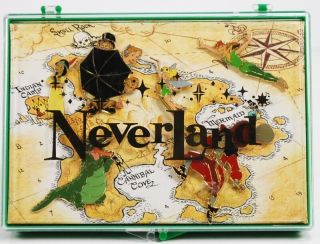 Disney Pin Set Peter Pan Tinker Bell Neverland 1993 Exclusive X6