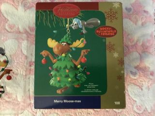 Rocky And Bullwinkle & Friends Heirloom Ornaments Merry Moose - Mas Ornament