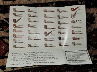 ●Three Vintage Sasieni Pipes Catalogs.  Made in England 2