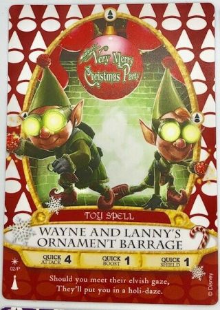 Sorcerers Of The Kingdom Wayne Lanny Christmas Party Ornament Barrage Spell Card