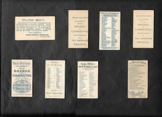 W.  DUKE 1894 SCARCE (SONGS & DANCERS) TYPE CARD  DANCER - POPULAR SONGS 2
