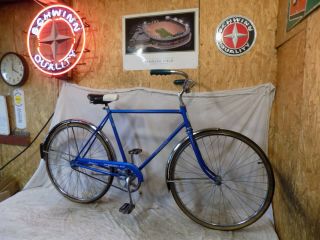 1976 Schwinn Speedster Mens Road Cruiser Bicycle Blue Racer Vintage Speedster