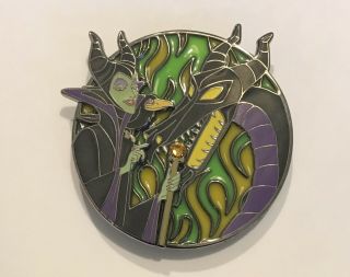 Besutiful And Huge Disney Maleficent Stained Glass Le 50 Fantasy Pin