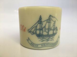 Vintage Old Spice Shaving Mug Ship Friendship Clambroth Glass