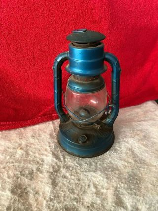 Vintage Rare Blue Dietz Lantern No.  2 D - Lite N.  Y.  U.  S.  A.